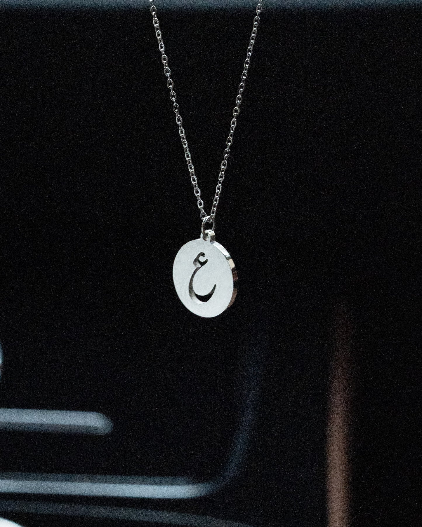Initial Necklace (Silver) ش