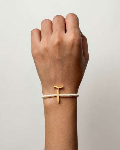 String Letter Bracelet آ