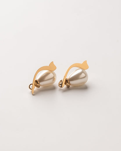 Calligraphed Letter Earrings م