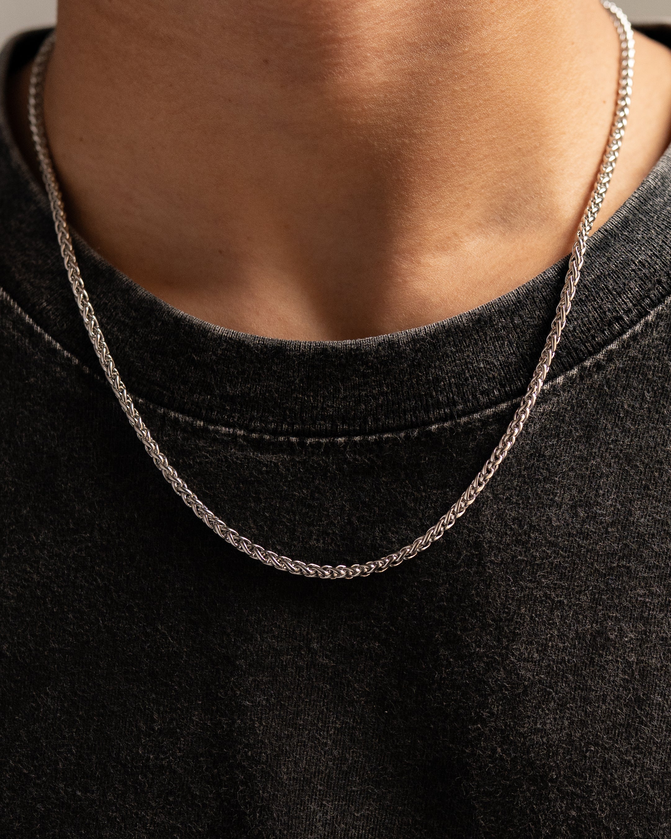 Wheat Chain (Silver) 3mm