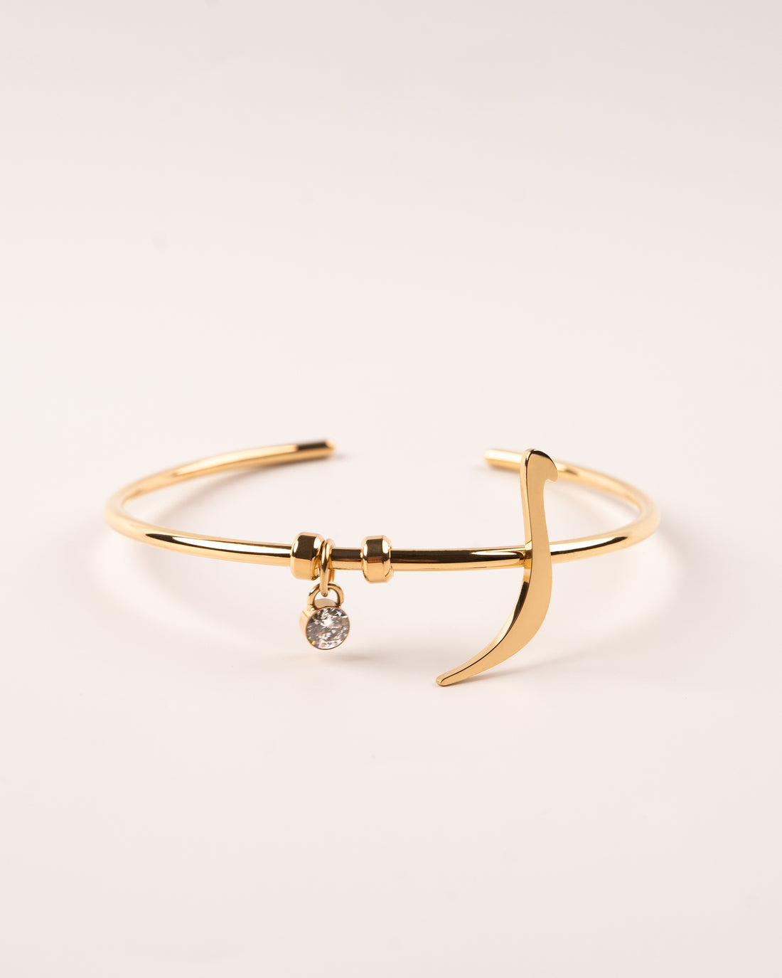 Calligraphed Initial Bracelet ر