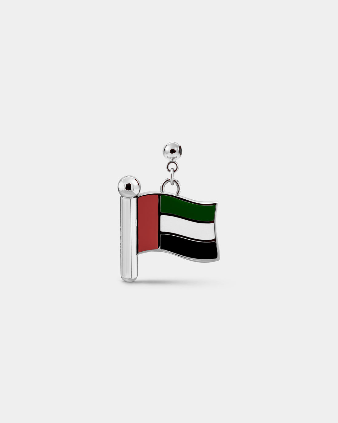 Charm flag UAE (Silver)