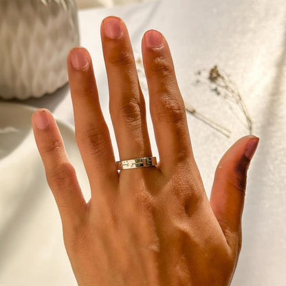 With Hardship Comes Ease Ring