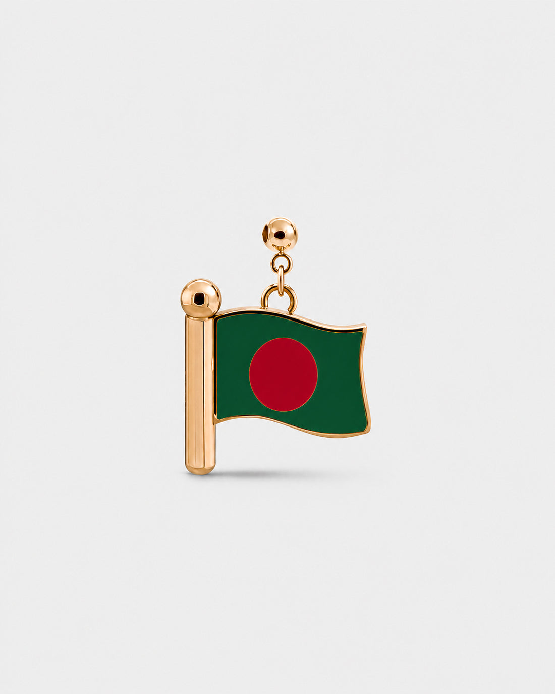 Charm flag Bangladesh (Golden)
