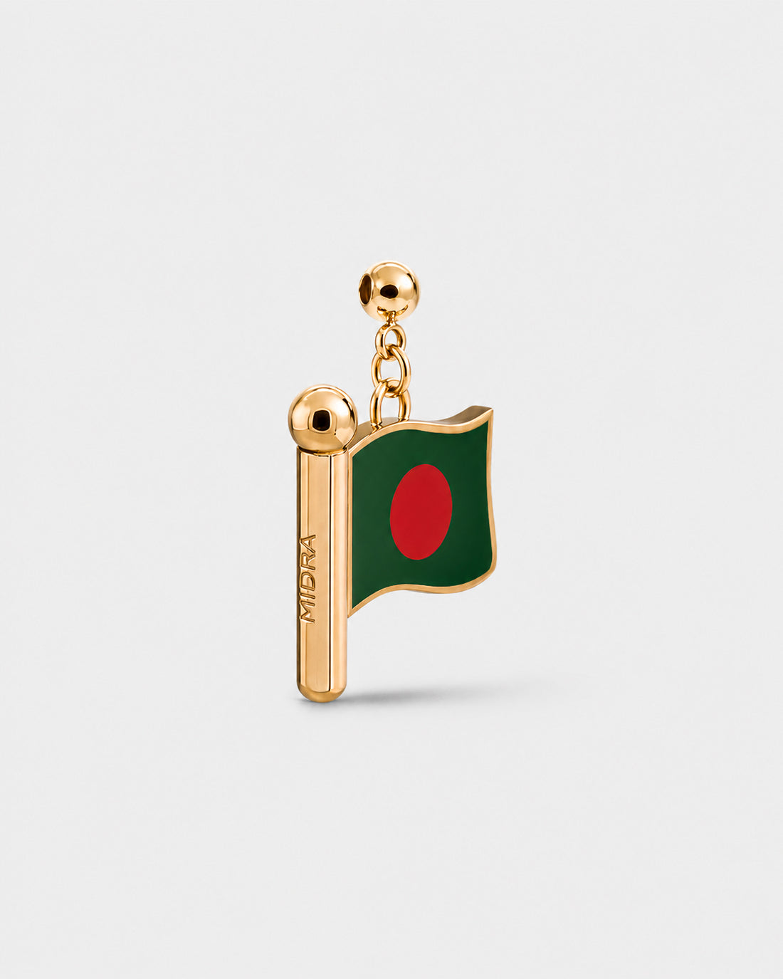Charm flag Bangladesh (Golden)